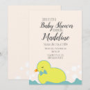 Search for yellow duck baby shower invitations Ducks