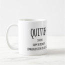 Search for quitter mugs Retirement