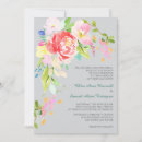 Search for pink floral border wedding invitations Garden