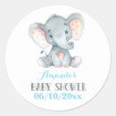 Search for blue elephant envelope seals Elephant baby shower