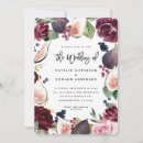 Search for pink floral wedding invitations Chic