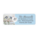 Search for winter bird return address labels Birds