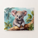 Search for koala puzzles Watercolor