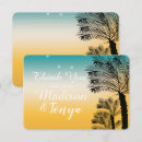 Search for beach sunset wedding invitations Tropical