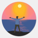 Search for salutation stickers Sunset