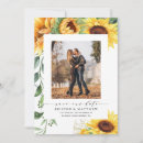 Search for sunflower save the date postcards Modern