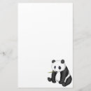 Search for cute panda stationery paper Bear
