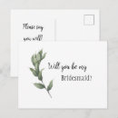 Search for will you be my bridesmaid postcards Elegant