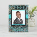 Search for turquoise graduation invitations Unique