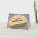 Search for half birthday cards Cake