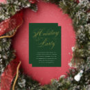 Search for green seasonal invitations Elegant