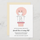 Search for hot air balloon 1st birthday invitations Pink