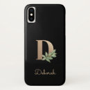 Search for letter d iphone cases Botanical