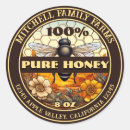 Search for pure honey stickers Honeycomb