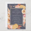 Search for burgundy purple wedding invitations Watercolor floral