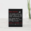 Search for funny letter to santa cards Humour
