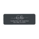 Search for grey and black return address labels Simple