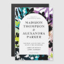 Search for purple and lime green invitations Flowers
