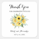 Search for western country wedding stickers Sunflowers