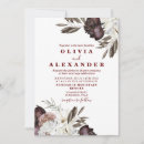 Search for burgundy rose wedding invitations Rustic