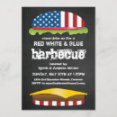Search for memorial military invitations Red white and blue