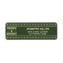Search for ugly christmas sweater return address labels Snowflakes