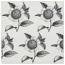 Search for black and white vintage fabric Flower