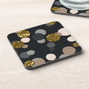 Search for gold confetti coasters Dots