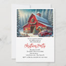 Search for farm christmas invitations Red barn