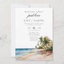 Search for beach wedding reception invitations Nothing fancy just love