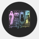 Search for spooky black cat stickers Magic moon