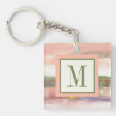 Search for gold colour key rings Initials