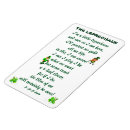 Search for st patricks day rectangular magnets Leprechaun