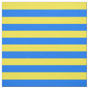 Search for blue and yellow striped fabric Stripes