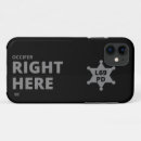 Search for police badge iphone cases Thin blue line