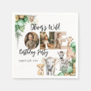 Search for wild one napkins Safari 1st birthday