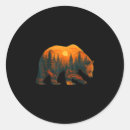 Search for bear silhouette stickers Forest