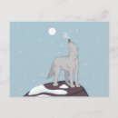 Search for winter snow wolf postcards Animals