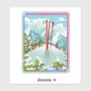 Search for alpine skiing stickers Winter