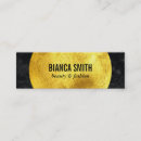 Search for embellished business cards Gold