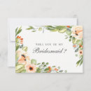 Search for peach bridesmaid cards Elegant
