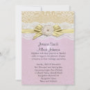 Search for lavender lace wedding invitations Elegant