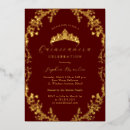 Search for classic birthday invitations Burgundy