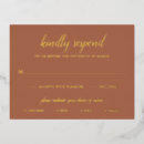 Search for gold foil rsvp cards Elegant