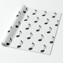 Search for musical note wrapping paper White