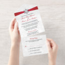 Search for red ribbon wedding invitations Elegant