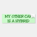 Search for hybrid bumper stickers Humour