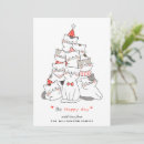 Search for funny cat cartoon christmas cards Pet