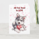 Search for husky valentines day cards Funny