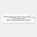 Search for atlas bumper stickers Political